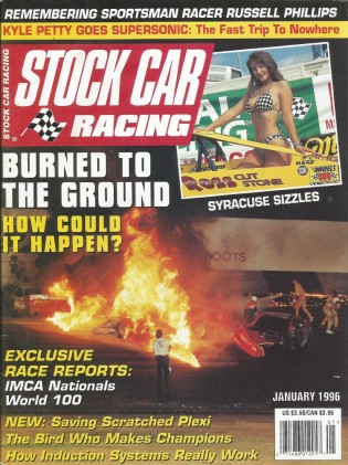 STOCK CAR RACING 1996 JAN - Russell Phillips, Petty & Sabates/Concorde, Hearn V